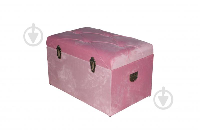 Сундук-пуф Джемисон 390x615x290 мм розовый - фото 5