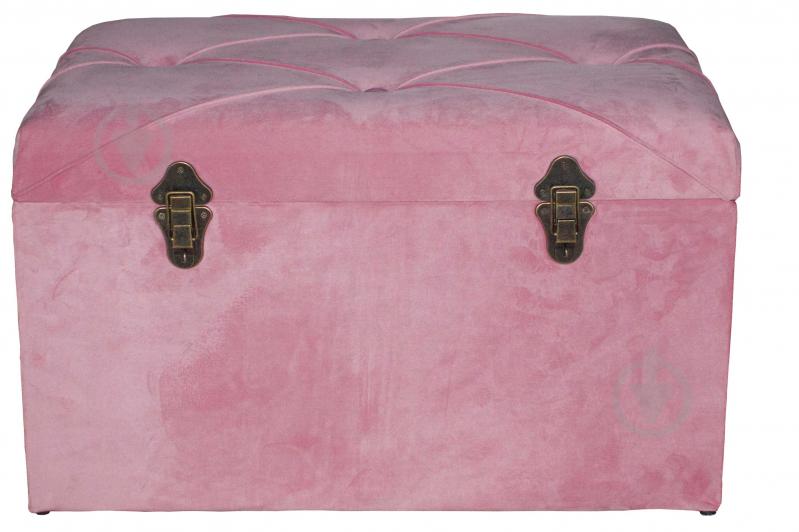 Сундук-пуф Джемисон 390x615x290 мм розовый - фото 1