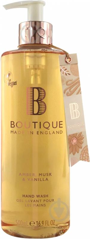 Мыло жидкое BOUTIQUE Amber Musk & Vanilla 500 мл - фото 1