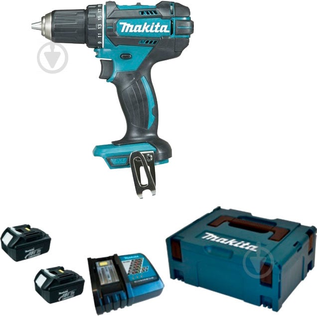 Шуруповерт аккумуляторный Makita DDF482RME - фото 3