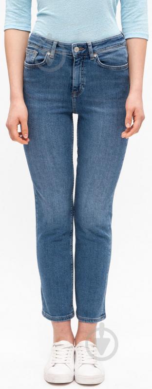 Джинсы Gant OP2. STR. CROPPED HW DENIM JEANS 4100048-981 р. 27 индиго - фото 1