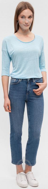 Джинсы Gant OP2. STR. CROPPED HW DENIM JEANS 4100048-981 р. 27 индиго - фото 4