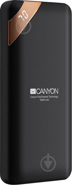 Повербанк Canyon 10000 mAh black (CNE-CPBP10B) - фото 1