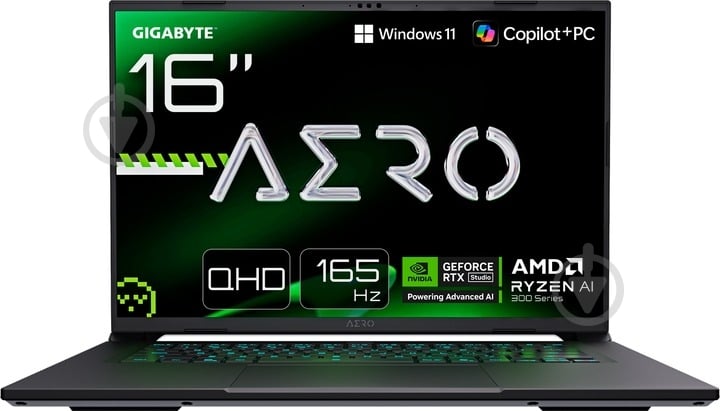 Ноутбук Gigabyte X16 EG61H 16" (AERO X16 1WH93UAC64DH) lunar white - фото 1 Ноутбук Gigabyte X16 EG61H 16" (AERO X16 1WH93UAC64DH) lunar white - фото 1