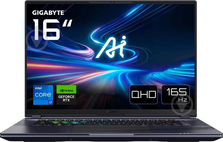 Ноутбук Gigabyte Aorus 16X 9SG 16" (AORUS 16X 9SG-43UAC54SD) midnight gray - фото 1 Ноутбук Gigabyte Aorus 16X 9SG 16" (AORUS 16X 9SG-43UAC54SD) midnight gray - фото 1