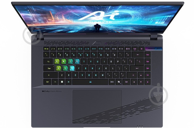 Ноутбук Gigabyte Aorus 16X 9SG 16" (AORUS 16X 9SG-43UAC54SD) midnight gray - фото 5 Ноутбук Gigabyte Aorus 16X 9SG 16" (AORUS 16X 9SG-43UAC54SD) midnight gray - фото 5