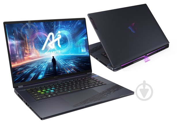 Ноутбук Gigabyte Aorus 16X 9SG 16" (AORUS 16X 9SG-43UAC54SD) midnight gray - фото 2 Ноутбук Gigabyte Aorus 16X 9SG 16" (AORUS 16X 9SG-43UAC54SD) midnight gray - фото 2