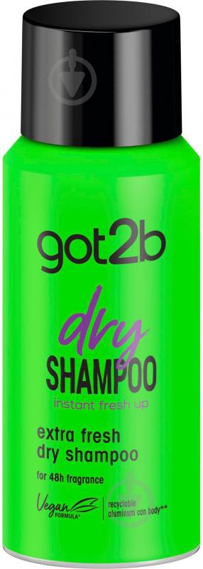 Сухой шампунь Schwarzkopf Got2b Fresh it Up Fresh it Up Екстрасвіжість міні 100 мл - фото 1 Сухой шампунь Schwarzkopf Got2b Fresh it Up Fresh it Up Екстрасвіжість міні 100 мл - фото 1