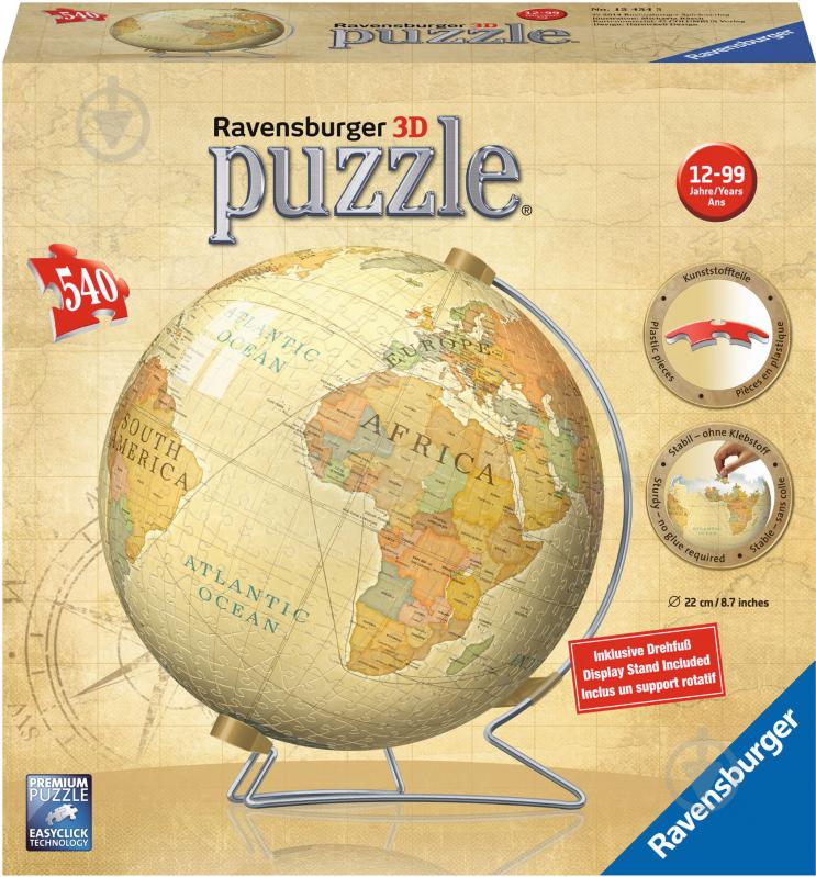 3D-пазл Ravensburger Старовинний глобус RSV-124343 - фото 1