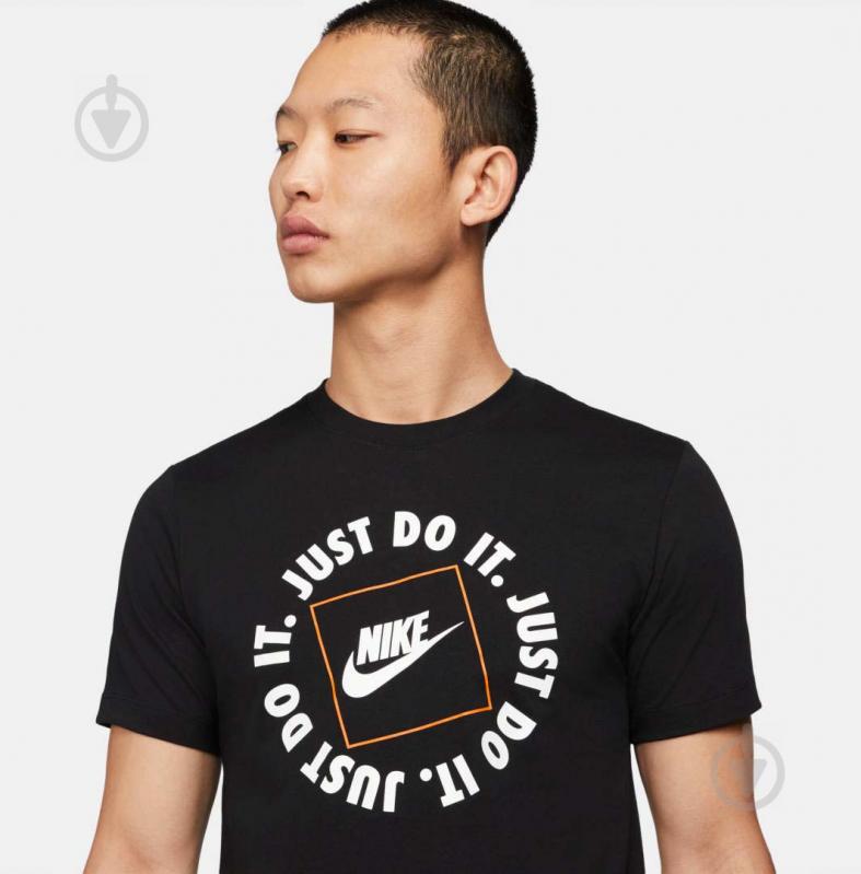 Футболка Nike M NSW TEE JDI HBR 1 DA0238-010 р.M черный - фото 4