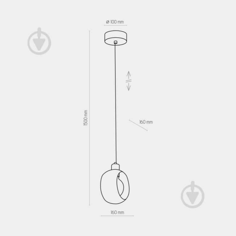 Підвіс TK Lighting CYKLOP 1PL 1x60 Вт E27 білий 2741 - фото 6 Підвіс TK Lighting CYKLOP 1PL 1x60 Вт E27 білий 2741 - фото 6