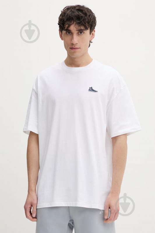 Футболка Converse SNEAKER PATCH TEE CVM6T066-WHT р.2XL белый - фото 1
