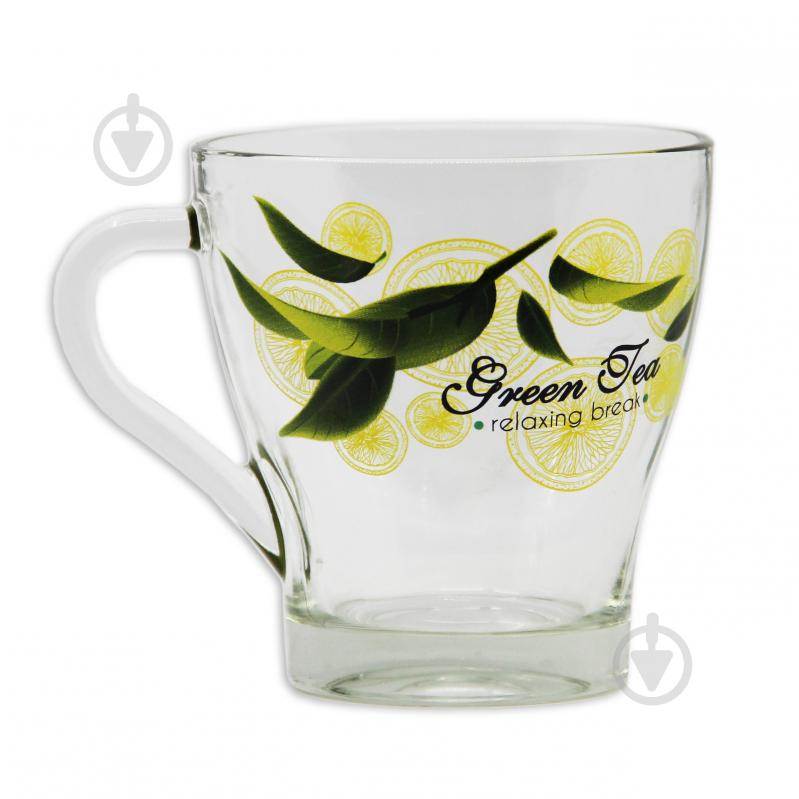 Чашка Fresia Green tea lemon 280 мл Galleryglass - фото 1