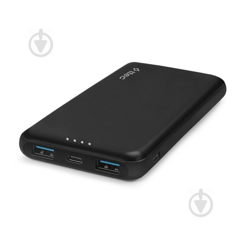 Повербанк Ttec PowerSlim Pro PD/QC 3.0 10000 mAh black (2BB167S) - фото 1