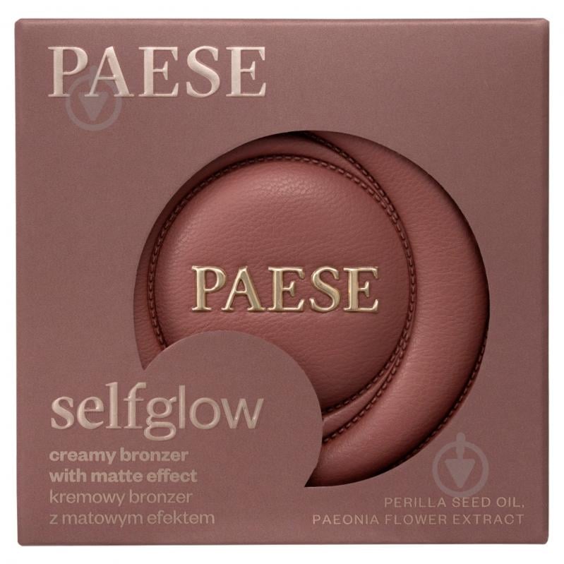 Бронзер PAESE Selfglow Creamy Matte effect 01 Velvet Tan 8 г - фото 5