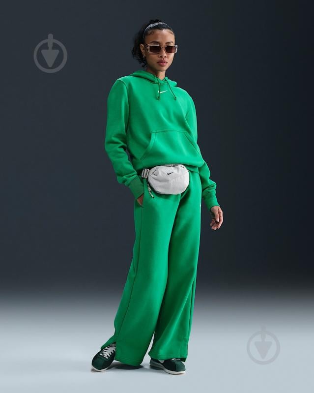 Джемпер Nike W NSW PHNX FLC STD PO HOODIE HF6839-324 р.XL зелений - фото 4 Джемпер Nike W NSW PHNX FLC STD PO HOODIE HF6839-324 р.XL зелений - фото 4