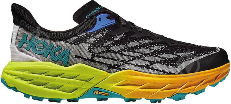 Кросівки чоловічі демісезонні Hoka M SPEEDGOAT 5 1123157-BEPR р.46 чорні - фото 1