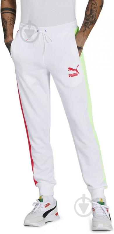 Штани Puma ICONIC T7 TRACK PANTS PT 53009902 р. M білий - фото 1