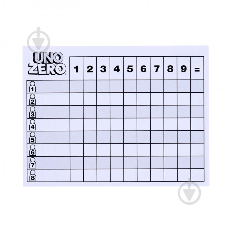 Гра настільна Uno UNO "Zero" JHH48 - фото 4