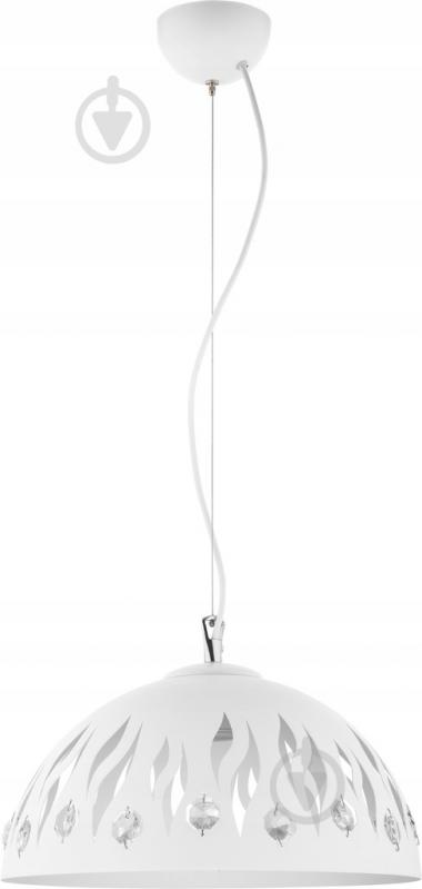 Подвес TK Lighting Drop 1PL-330 1x60 Вт E27 белый 2148 - фото 1