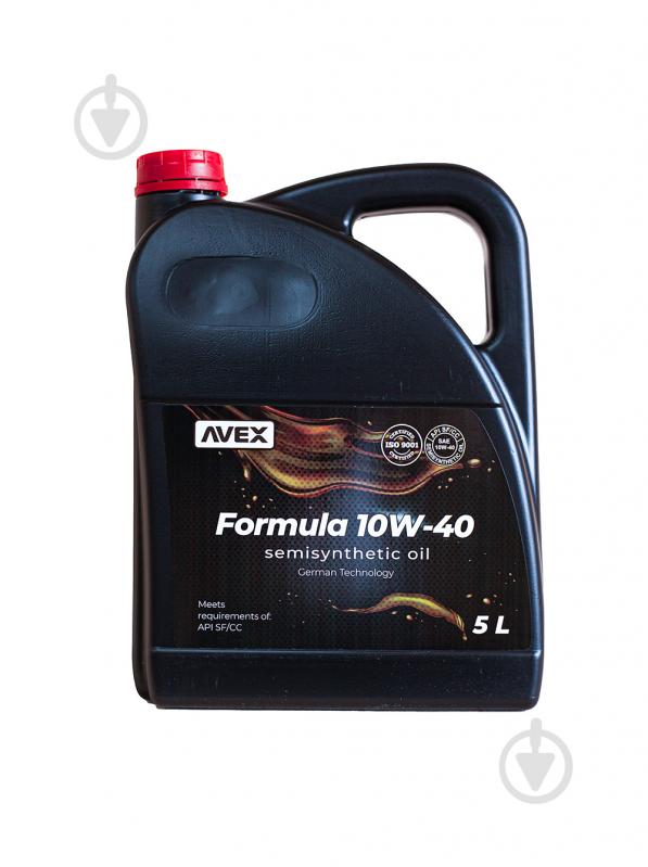 Моторне мастило Avex FORMULA 10W-40 5 л - фото 1