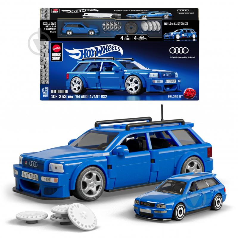 Конструктор Mattel Brick Shop Колекційна "Audi" серії "Speed" JGR28 - фото 1 Конструктор Mattel Brick Shop Колекційна "Audi" серії "Speed" JGR28 - фото 1