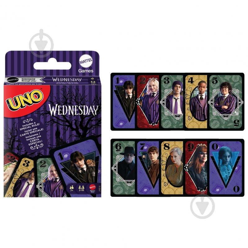 Игра настольная Uno «Wednesday» JHB18 - фото 1