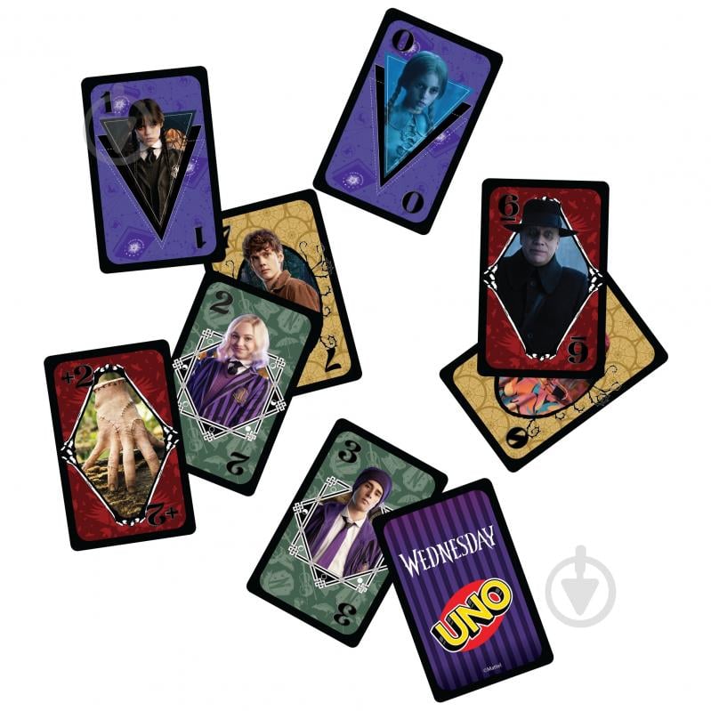 Игра настольная Uno «Wednesday» JHB18 - фото 3