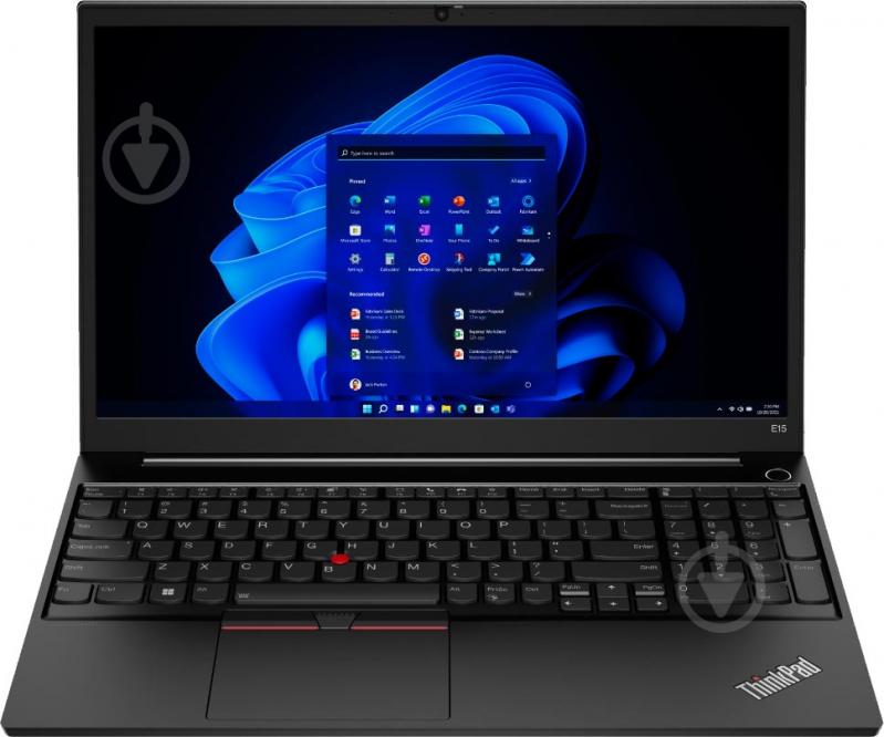 Ноутбук Lenovo ThinkPad E15 Gen 4 15,6" (21E60063RA) black - фото 1