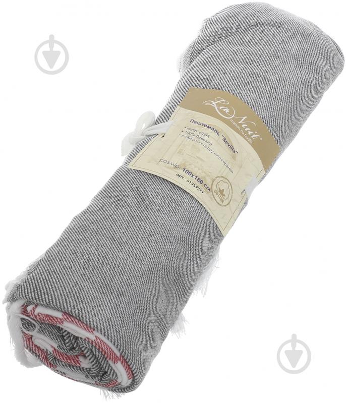 Пeштемаль Sevilla 100x180 см серый - фото 3 Пeштемаль Sevilla 100x180 см серый - фото 3