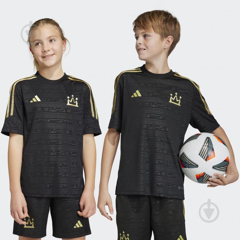 Футболка Adidas HR8837 р.140 черный - фото 1