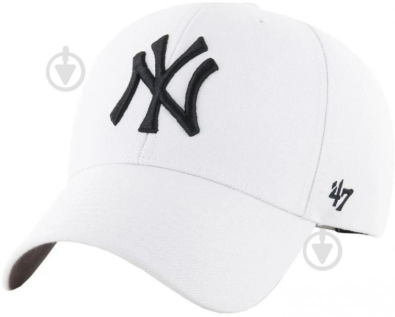 Кепка 47 Brand MLB NEW YORK YANKEES MVPSP17WBP-WHM OS білий - фото 1