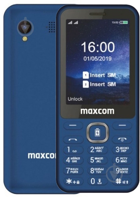 Мобильный телефон Maxcom MM814 Type-C blue MM814 Type-C Blue - фото 1 Мобильный телефон Maxcom MM814 Type-C blue MM814 Type-C Blue - фото 1