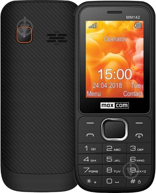Мобильный телефон Maxcom MM142 Dual Sim black MM142 Black - фото 1 Мобильный телефон Maxcom MM142 Dual Sim black MM142 Black - фото 1