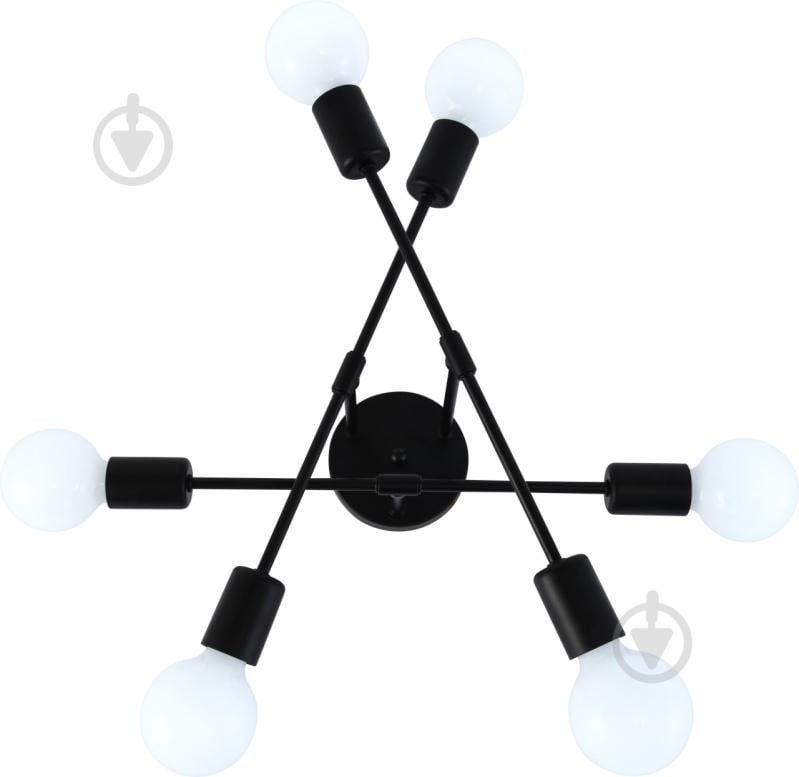 Люстра ELIOS 6x5 Вт E27 [019] Black DL1016 - фото 1