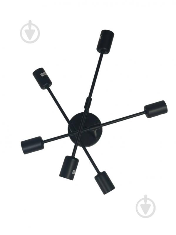 Люстра ELIOS 6x5 Вт E27 [019] Black DL1016 - фото 4