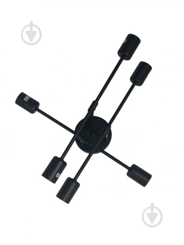 Люстра ELIOS 6x5 Вт E27 [019] Black DL1016 - фото 5