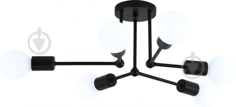 Люстра ELIOS 6x5 Вт E27 [019] Black DL1017 - фото 2