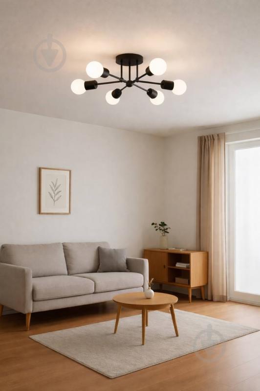 Люстра ELIOS 6x5 Вт E27 [019] Black DL1017 - фото 10