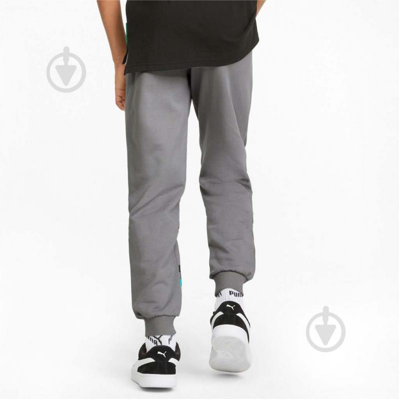 Брюки Puma MINECRAFT SWEATPANTS 53343776 р. 152 серый - фото 2