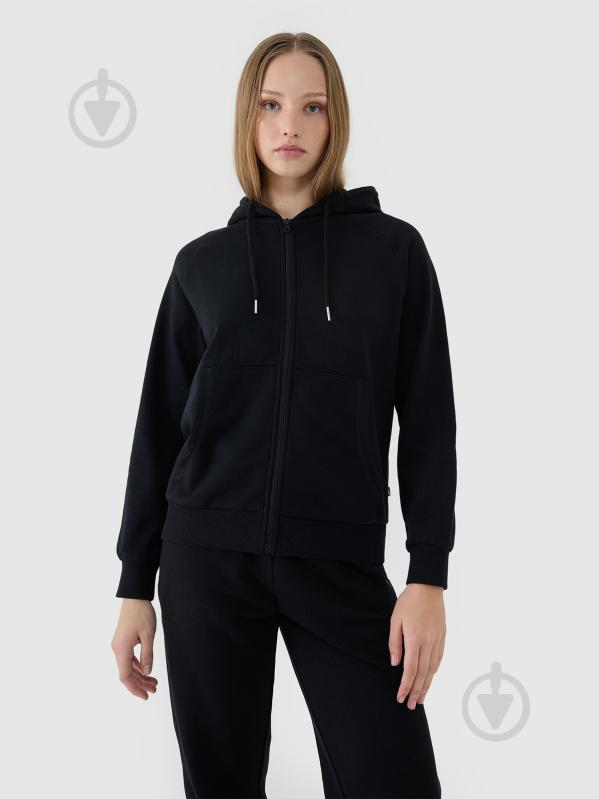 Джемпер 4F SWEATSHIRT F1541 4FWSS25TSWSF1541-20S р.XL чорний - фото 1