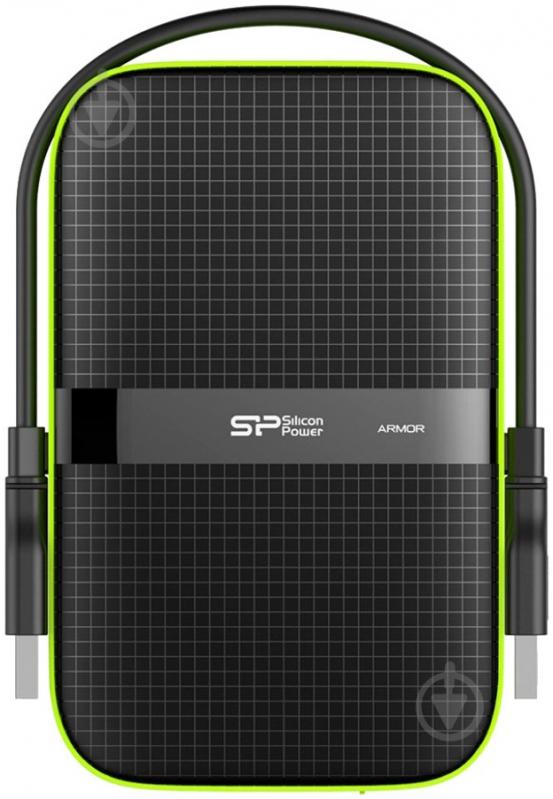 Зовнішній жорсткий диск Silicon Power Armor A60 2 ТБ 2,5" USB 3.0 (SP020TBPHDA60S3K) - фото 1