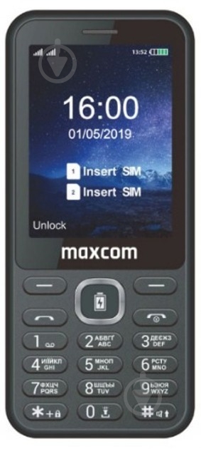 Мобільний телефон Maxcom MM814 Type-C black MM814 Type-C Black - фото 2
