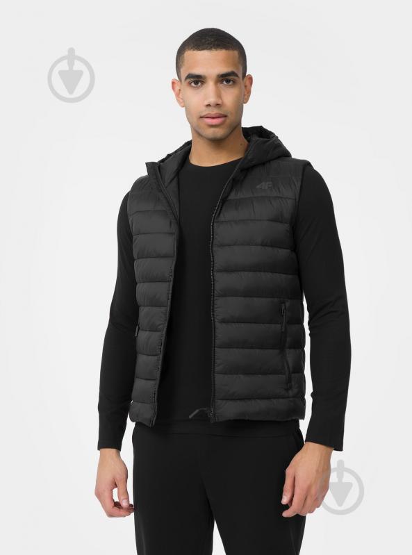 Жилет 4F VEST JACKET M017 4FSS23TVJAM017-20S р.3XL черный - фото 1 Жилет 4F VEST JACKET M017 4FSS23TVJAM017-20S р.3XL черный - фото 1