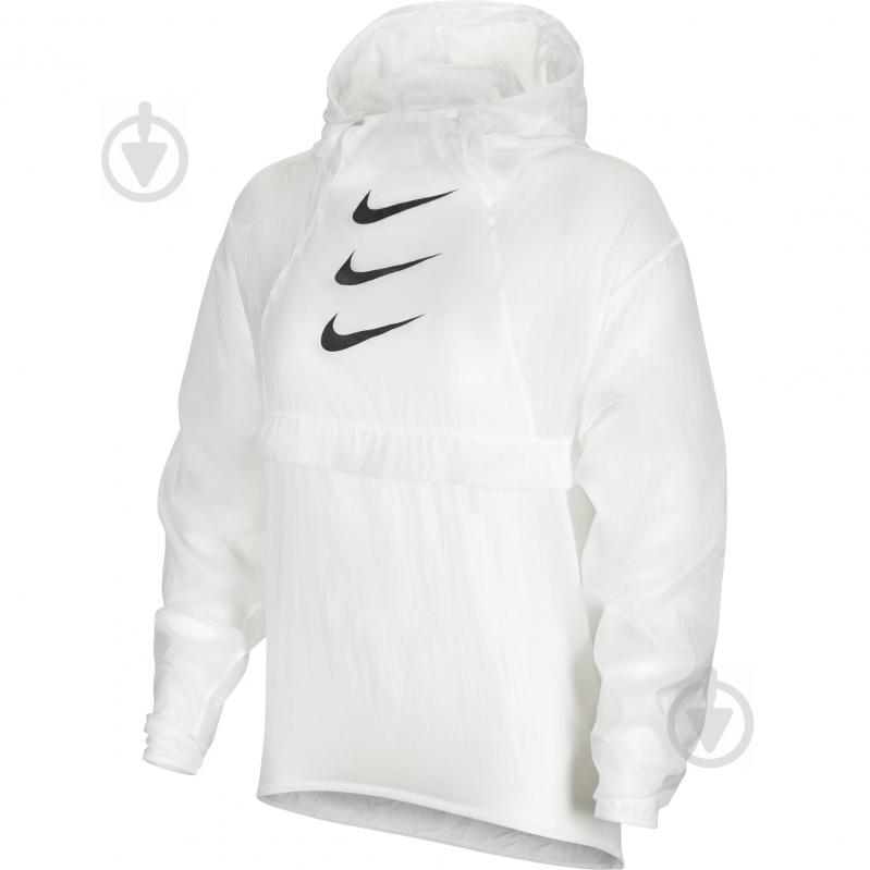 Вітрівка жіноча весняна Nike W NK RUN DVN PO PCKBL JKT DA1276-100 р.XS біла - фото 1