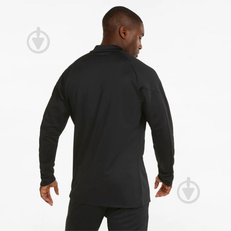 Куртка Puma INDIVIDUALFINAL 1 4 ZIP TRAI 65795045 р. S чорний - фото 2