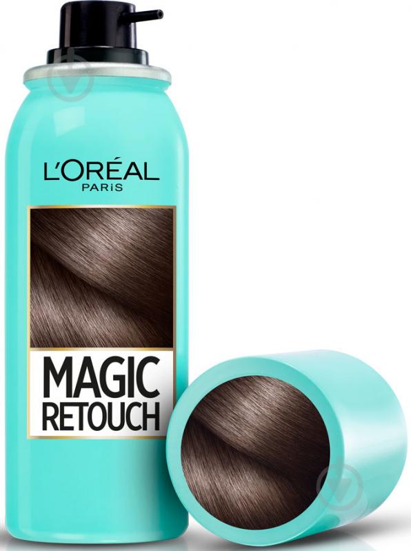 Спрей тонировочный L'Oreal Paris Magic Retouch темно-каштановый 75 мл - фото 3