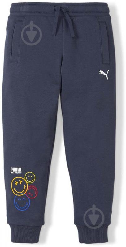 Брюки Puma SW SWEATPANTS 84697343 р. 116 синий - фото 5