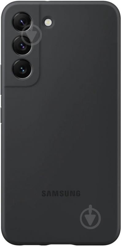 Чехол-накладка Samsung Silicone Cover Black (EF-PS901TBEGRU) для S22 - фото 1