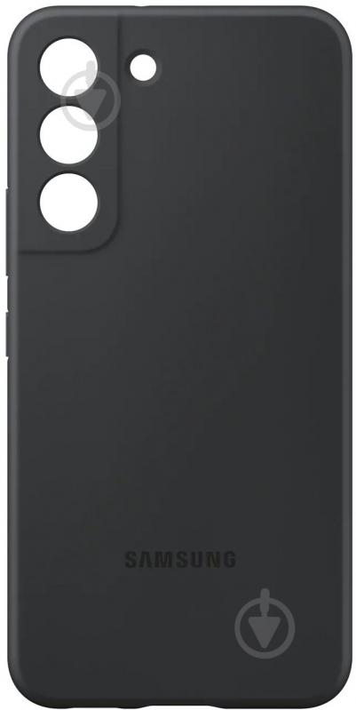 Чехол-накладка Samsung Silicone Cover Black (EF-PS901TBEGRU) для S22 - фото 4